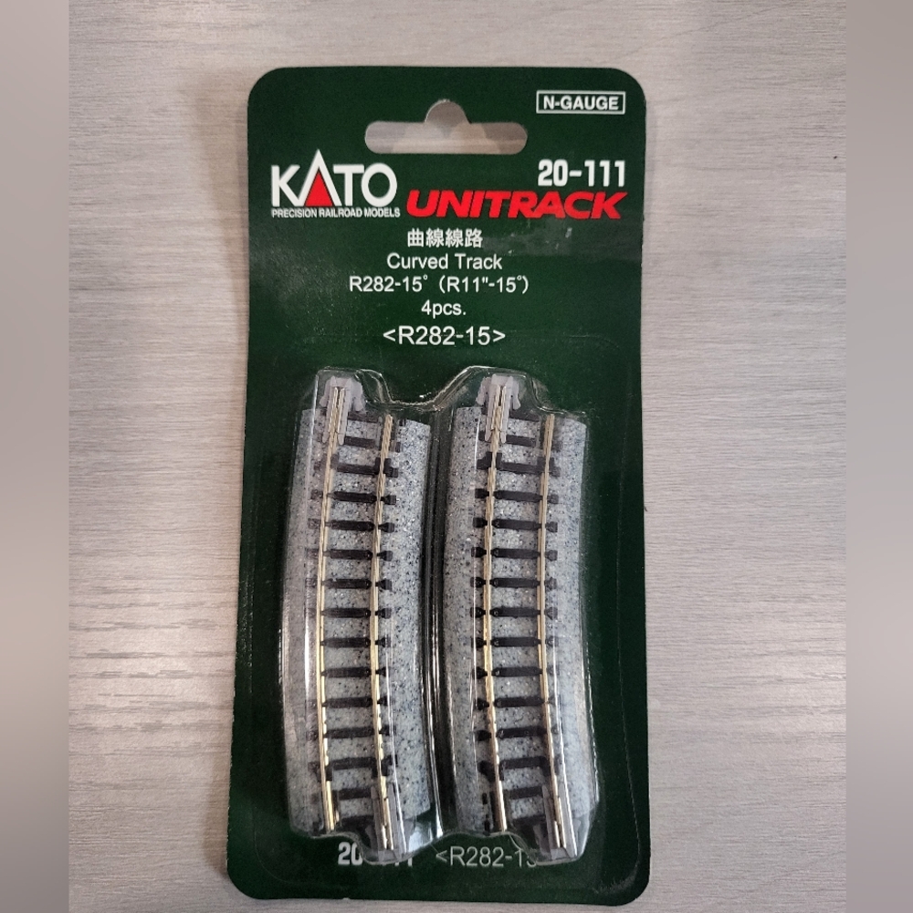 Kato N Scale Curved Trak R282-15